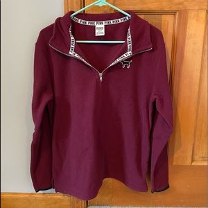 Victoria’s Secret PINK fleece quarter zip